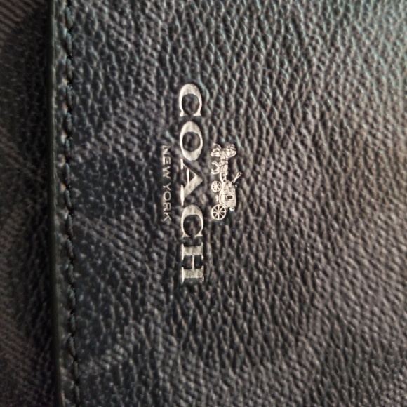 COACH Signature Trifold Wallet - Picture 6 of 7